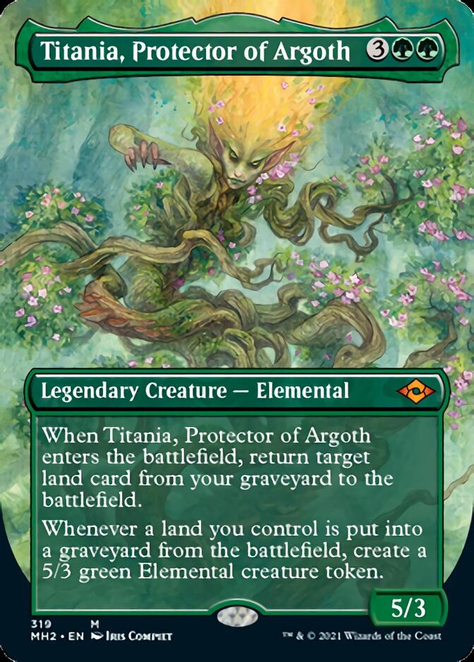 Titania, Protector of Argoth (Borderless Alternate Art) [Modern Horizons 2] | Card Citadel