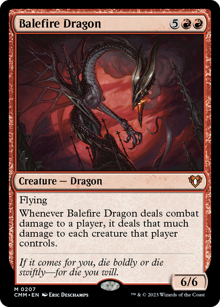 Balefire Dragon [Commander Masters] | Card Citadel