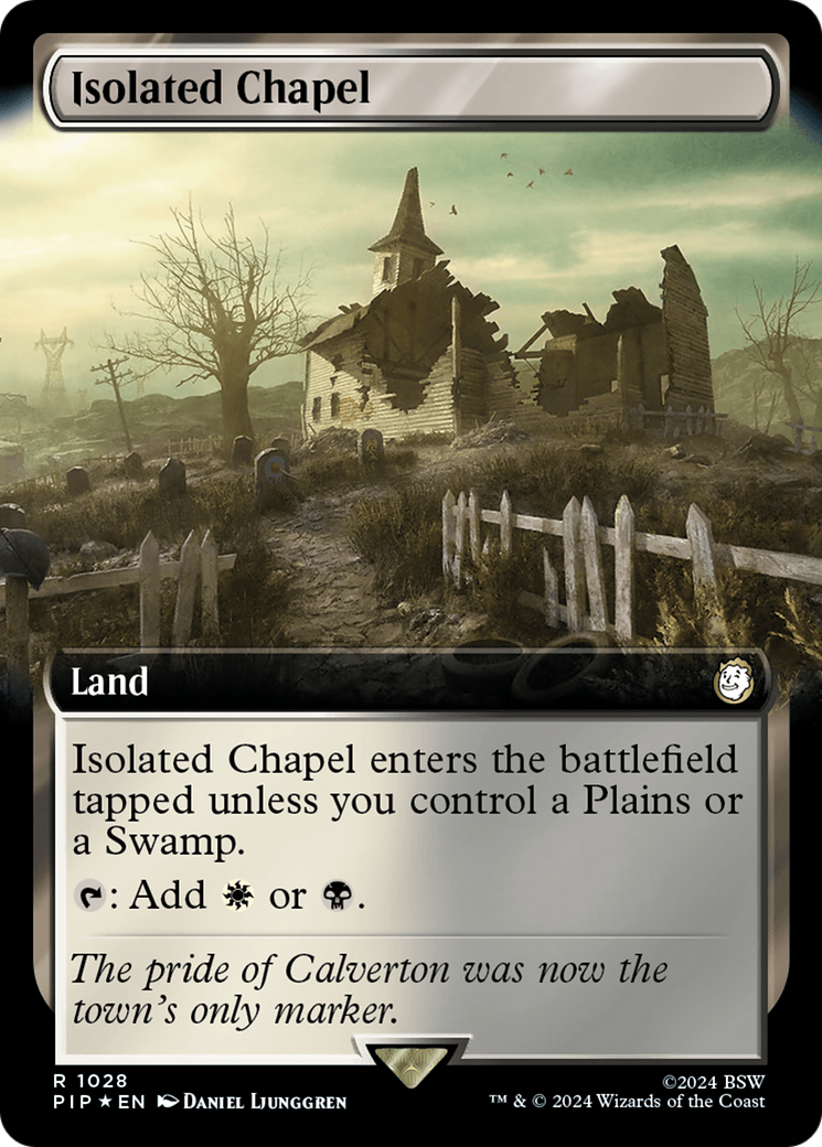 Isolated Chapel (Extended Art) (Surge Foil) [Fallout] | Card Citadel