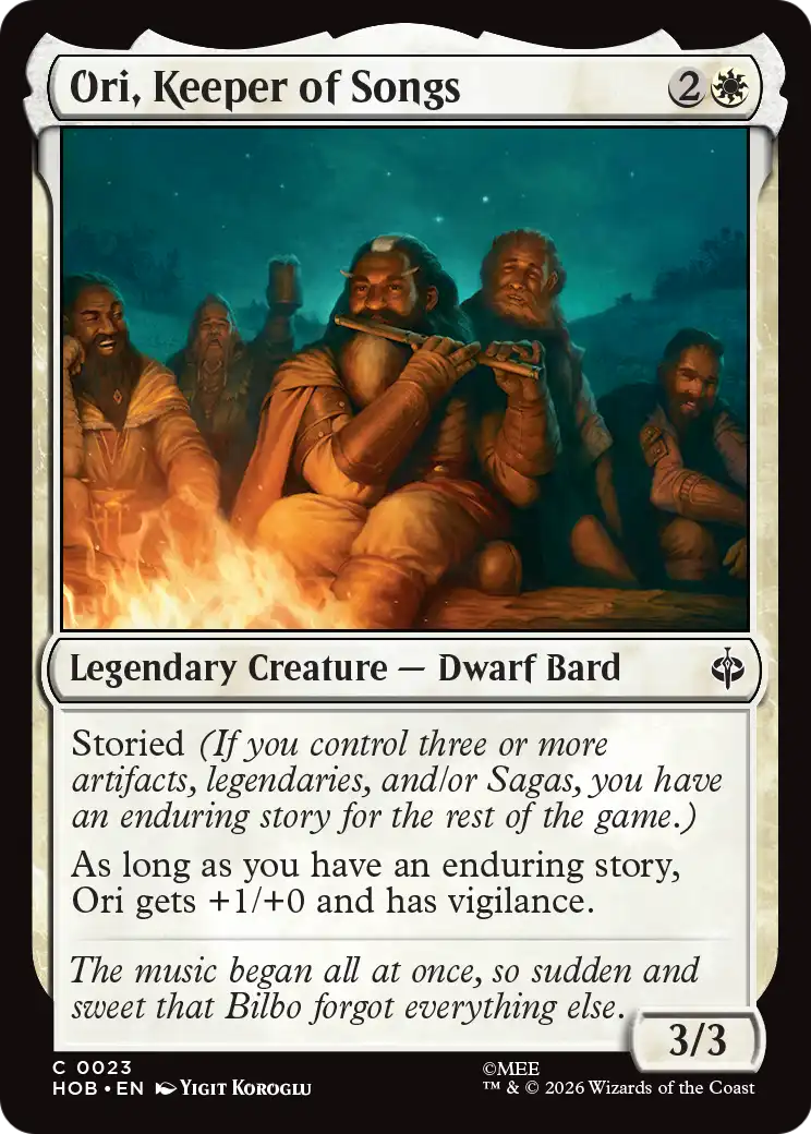 Ori, Keeper of Songs [The Hobbit] | Card Citadel