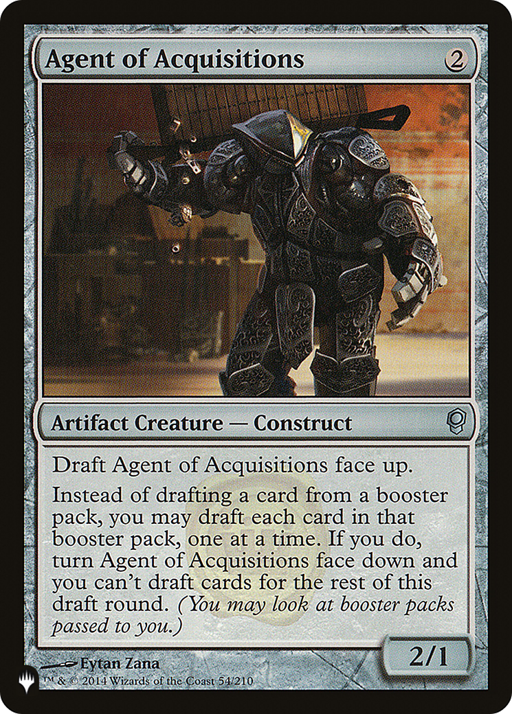 Agent of Acquisitions [The List Reprints] | Card Citadel