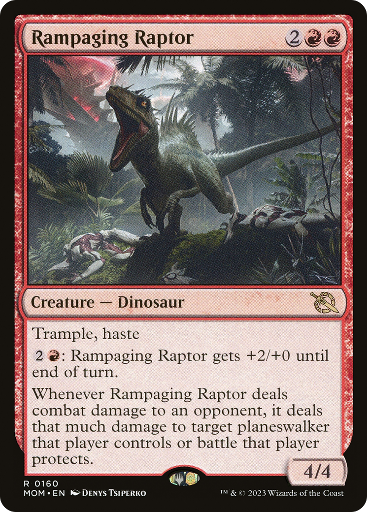 Rampaging Raptor [March of the Machine] | Card Citadel