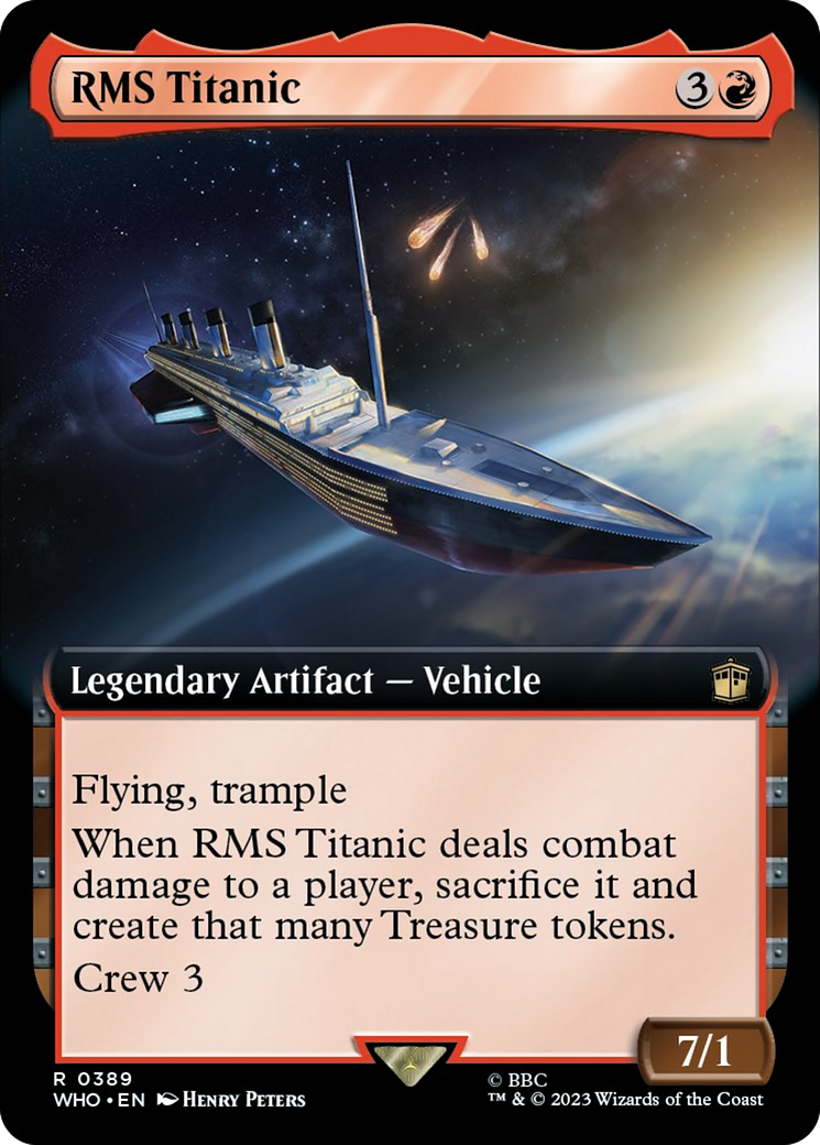 RMS Titanic (Extended Art) [Doctor Who] | Card Citadel