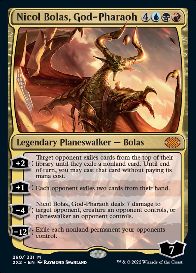 Nicol Bolas, God-Pharaoh [Double Masters 2022] | Card Citadel