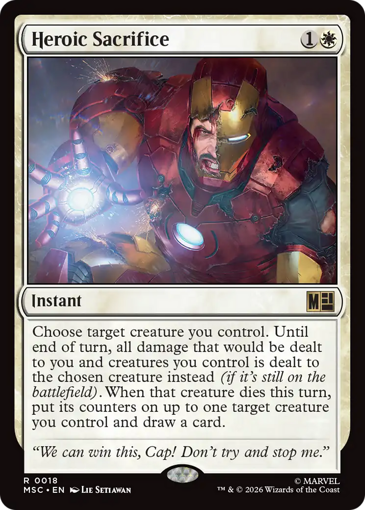 Heroic Sacrifice [Marvel Super Heroes Commander] | Card Citadel
