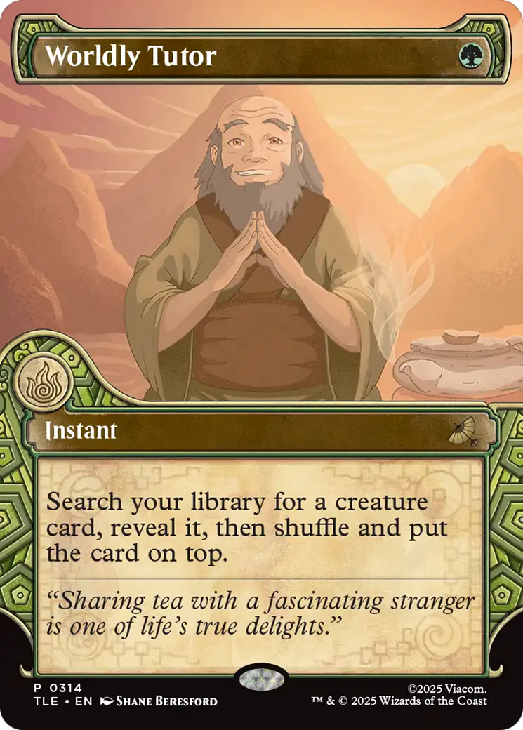 Worldly Tutor (Showcase) [Avatar: The Last Airbender: Eternal-Legal] | Card Citadel