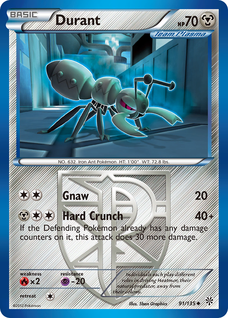 Durant (91/135) [Black & White: Plasma Storm] | Card Citadel