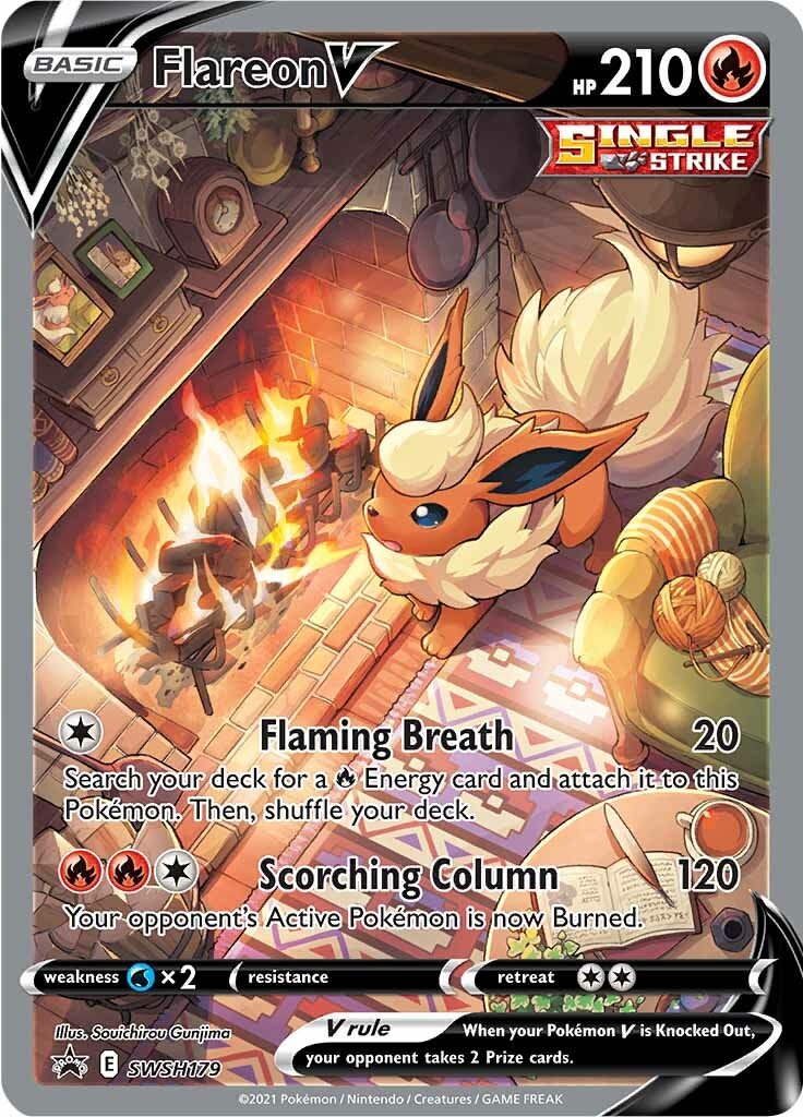 Flareon V (SWSH179) [Sword & Shield: Black Star Promos] | Card Citadel