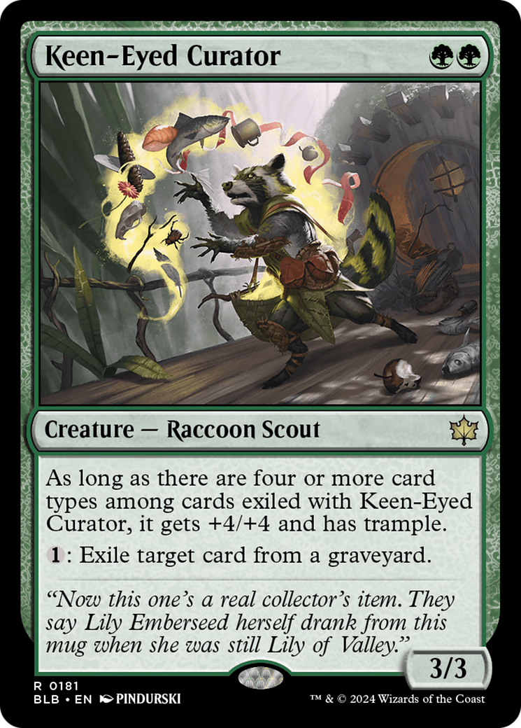 Keen-Eyed Curator [Bloomburrow] | Card Citadel