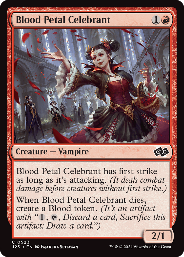 Blood Petal Celebrant [Foundations Jumpstart] | Card Citadel