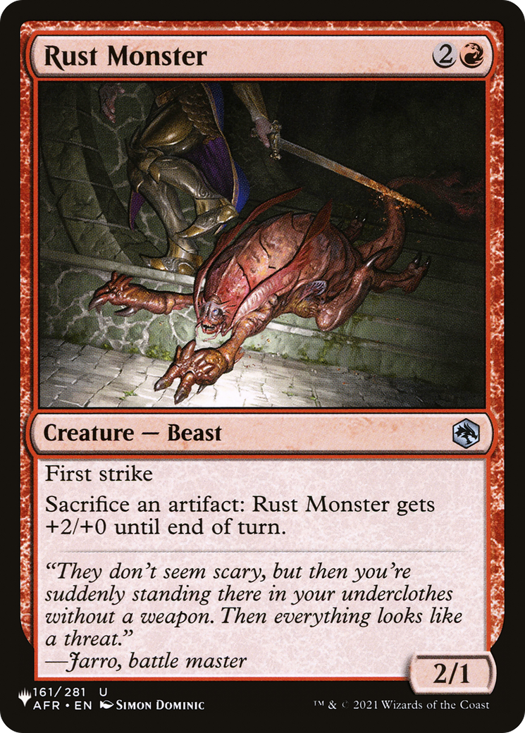 Rust Monster [The List] | Card Citadel