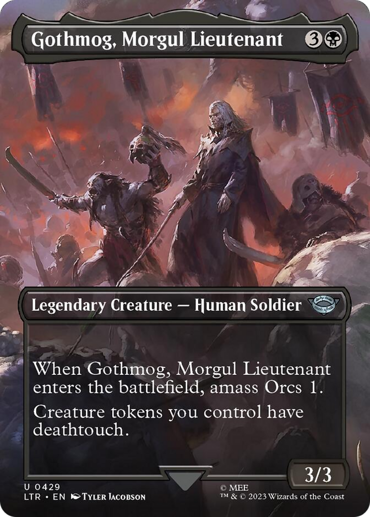 Gothmog, Morgul Lieutenant (Borderless Alternate Art) [The Lord of the Rings: Tales of Middle-Earth] | Card Citadel