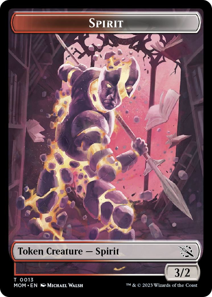 First Mate Ragavan // Spirit (13) Double-Sided Token [March of the Machine Tokens] | Card Citadel