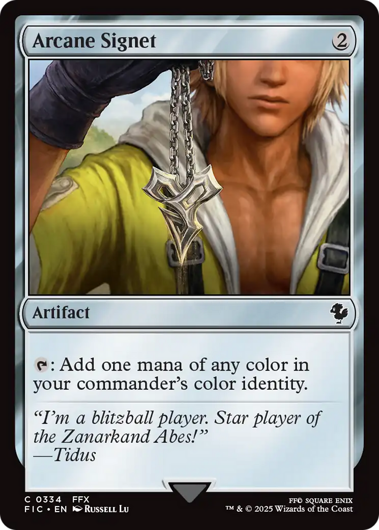 Arcane Signet (0334) [FINAL FANTASY Commander] | Card Citadel