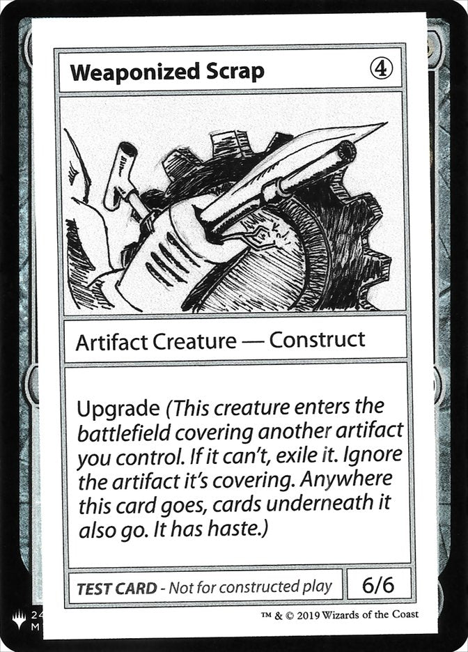 Weaponized Scrap [Mystery Booster Playtest Cards] | Card Citadel