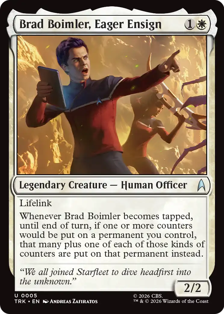 Brad Boimler, Eager Ensign [Star Trek] | Card Citadel