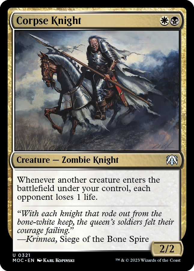 Corpse Knight [March of the Machine Commander] | Card Citadel