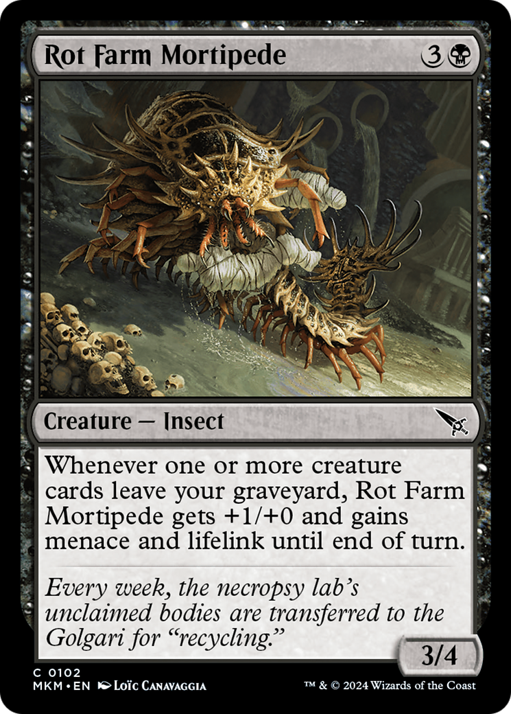 Rot Farm Mortipede [Murders at Karlov Manor] | Card Citadel