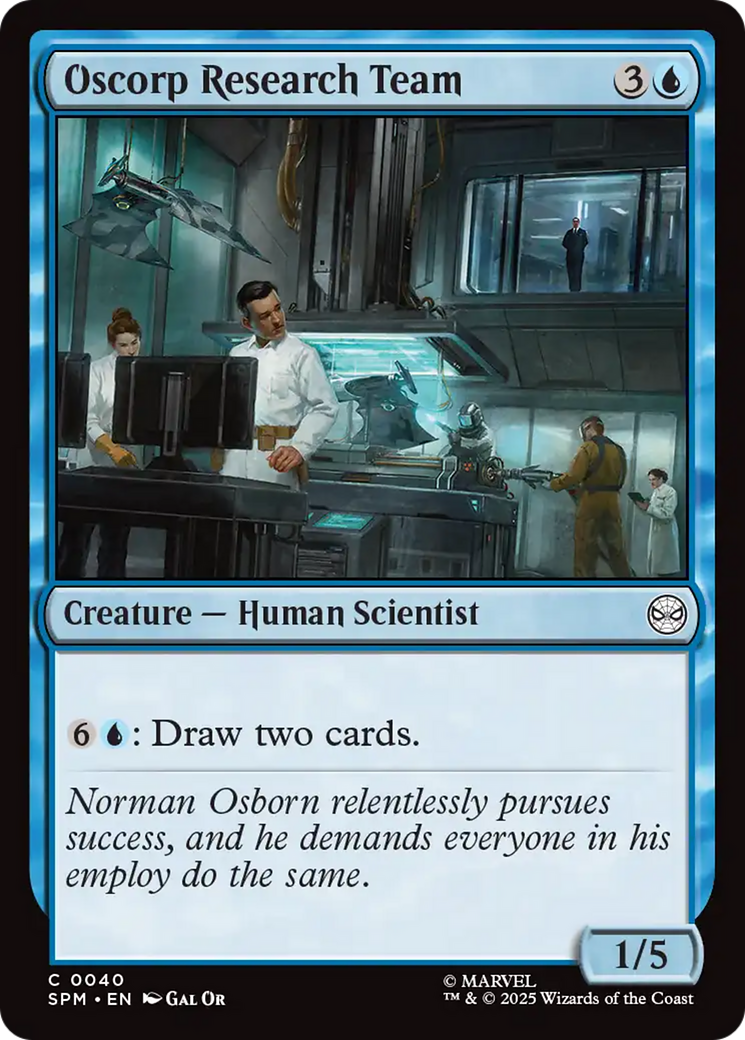 Oscorp Research Team [Marvel's Spider-Man] | Card Citadel