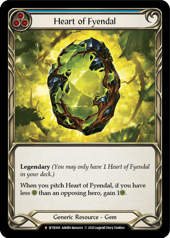 Heart of Fyendal [U-WTR000] (Welcome to Rathe Unlimited)  Unlimited Rainbow Foil | Card Citadel