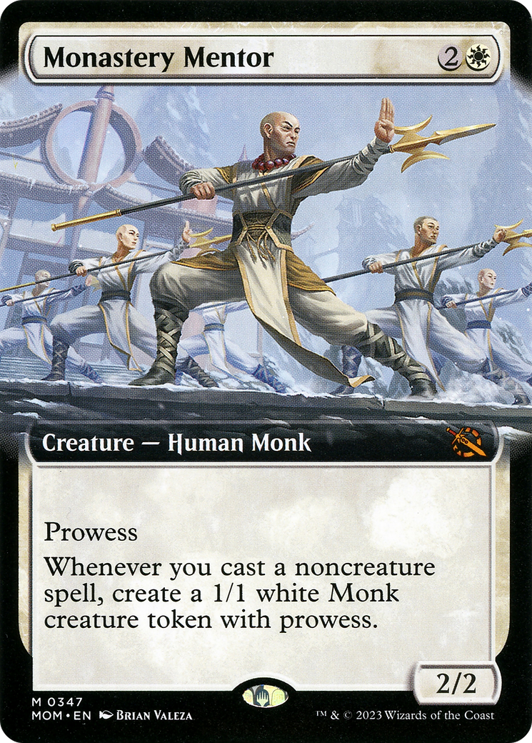 Monastery Mentor (Extended Art) [March of the Machine] | Card Citadel