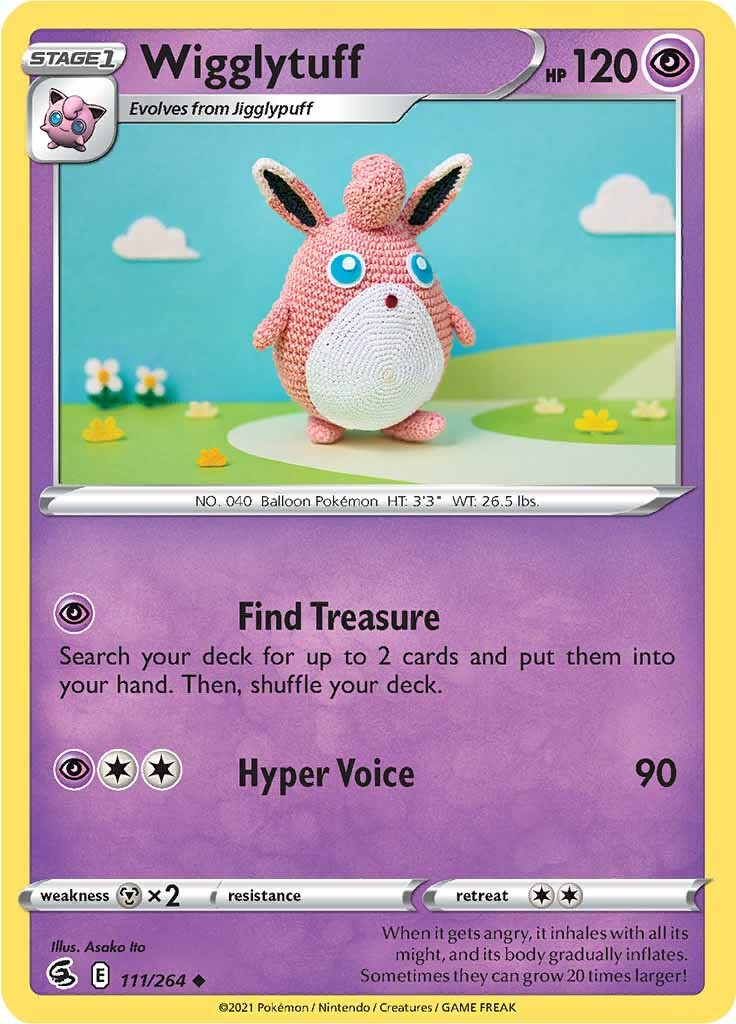 Wigglytuff (111/264) [Sword & Shield: Fusion Strike] | Card Citadel