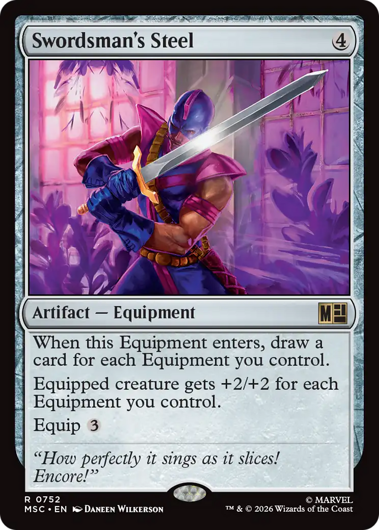 Swordsman's Steel [Marvel Super Heroes Commander] | Card Citadel