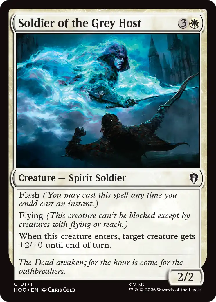 Soldier of the Grey Host [The Hobbit: Eternal-Legal] | Card Citadel