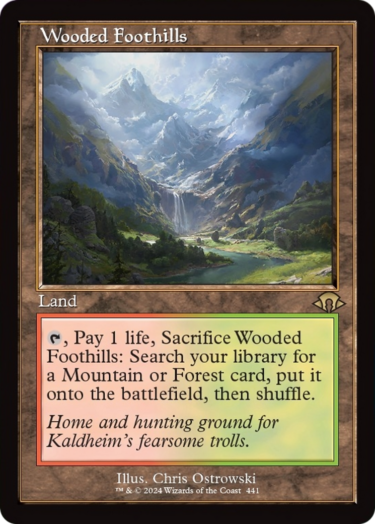 Wooded Foothills (Retro) [Modern Horizons 3] | Card Citadel