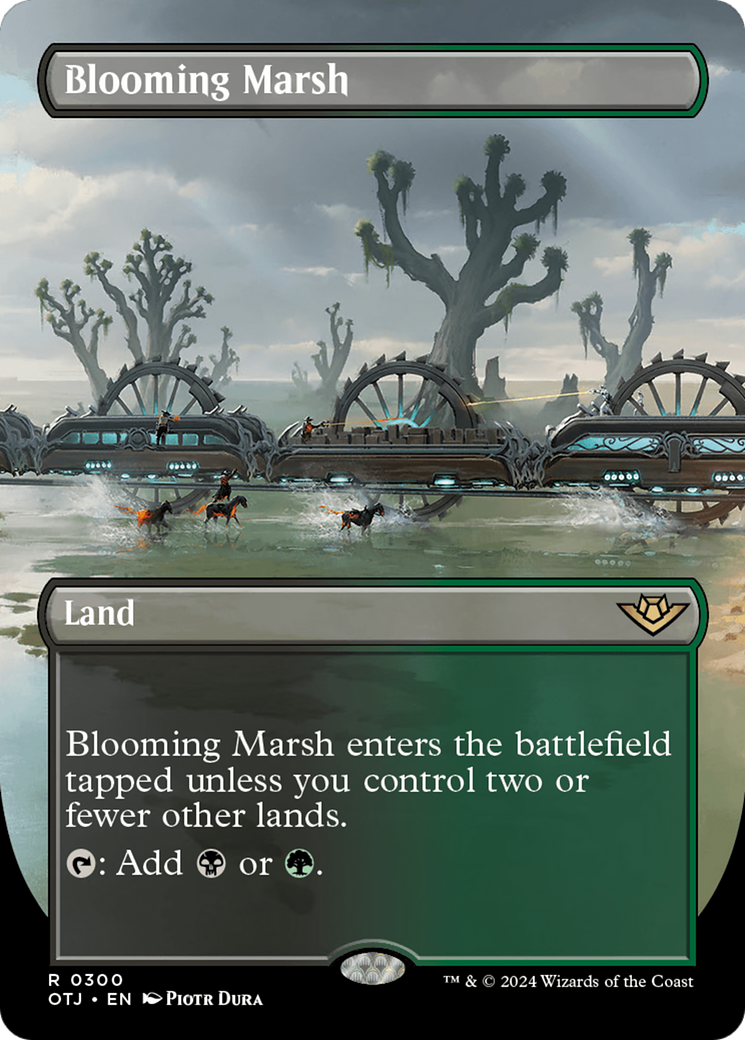 Blooming Marsh (Borderless) [Outlaws of Thunder Junction] | Card Citadel