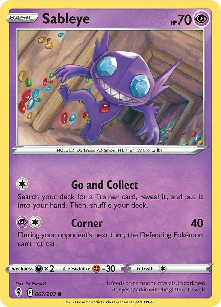 Sableye (067/203) [Sword & Shield: Evolving Skies] | Card Citadel