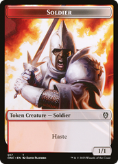 Copy // Soldier Double-Sided Token (Surge Foil) [Marvel Super Heroes Commander Tokens] | Card Citadel