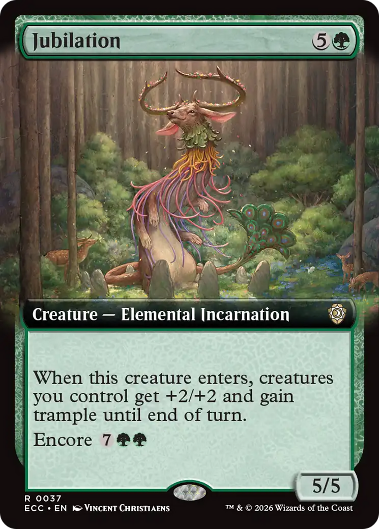 Jubilation (Extended Art) [Lorwyn Eclipsed Commander] | Card Citadel