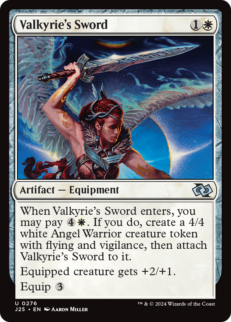 Valkyrie's Sword [Foundations Jumpstart] | Card Citadel