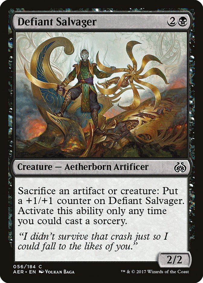 Defiant Salvager [Aether Revolt] | Card Citadel