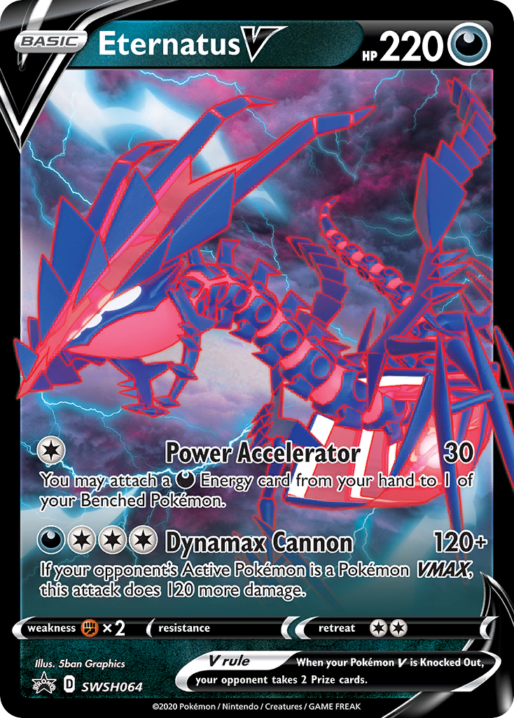 Eternatus V (SWSH064) [Sword & Shield: Black Star Promos] | Card Citadel