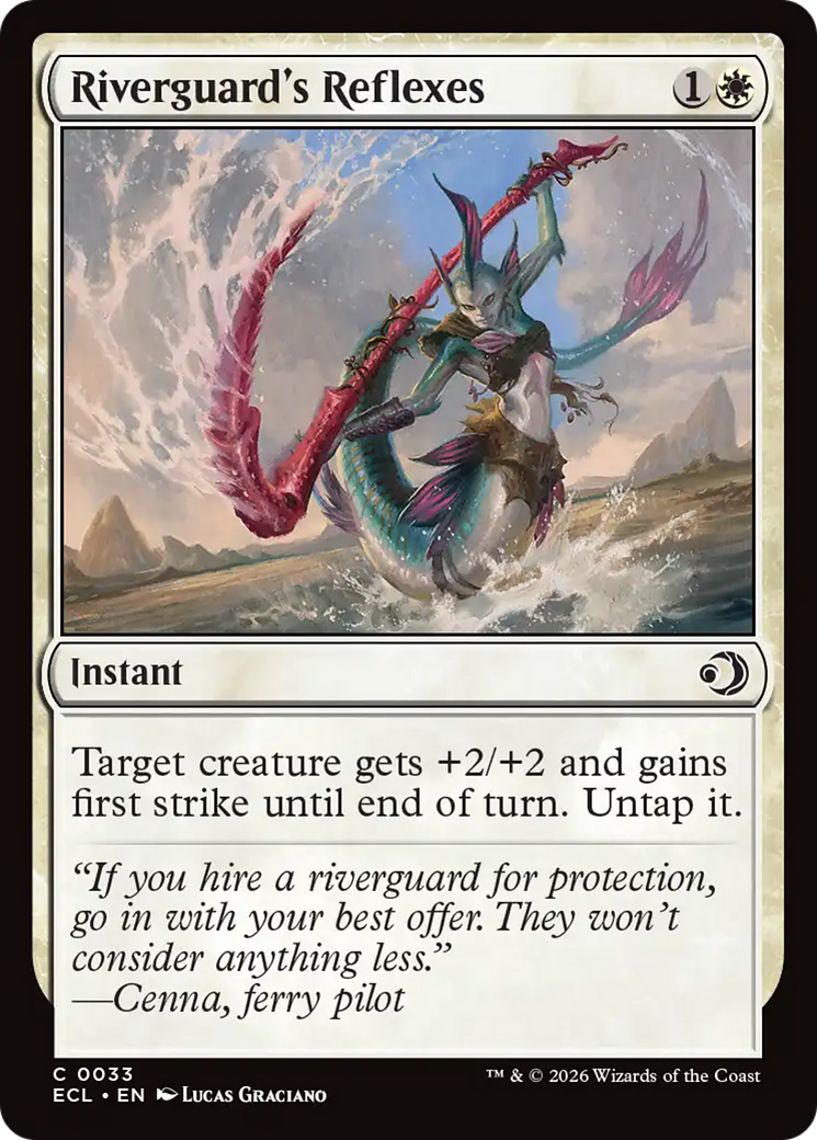 Riverguard's Reflexes [Lorwyn Eclipsed] | Card Citadel