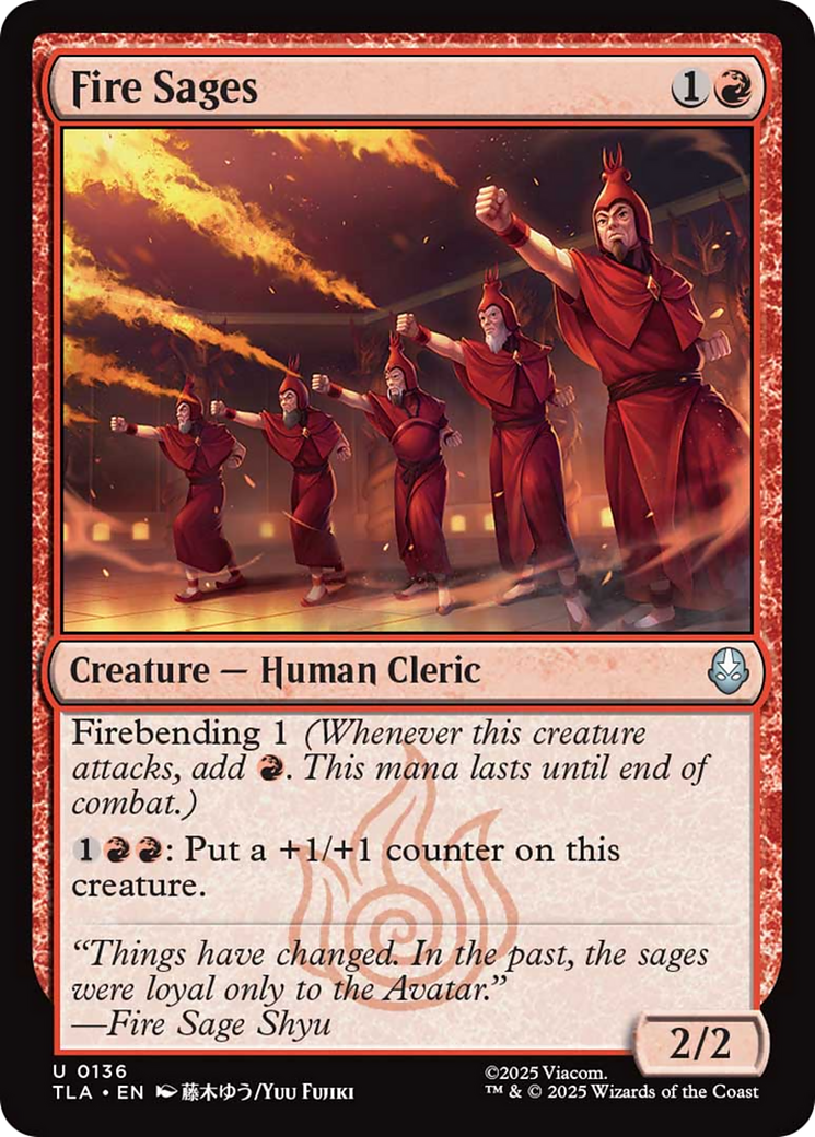 Fire Sages [Avatar: The Last Airbender] | Card Citadel