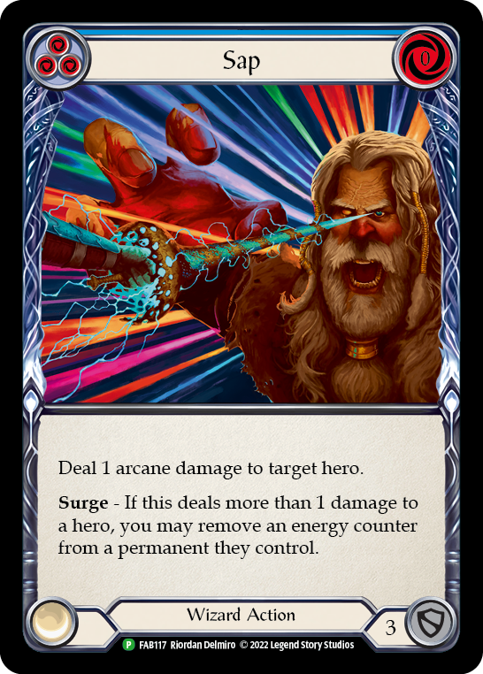 Sap (Blue) [FAB117] (Promo)  Rainbow Foil | Card Citadel