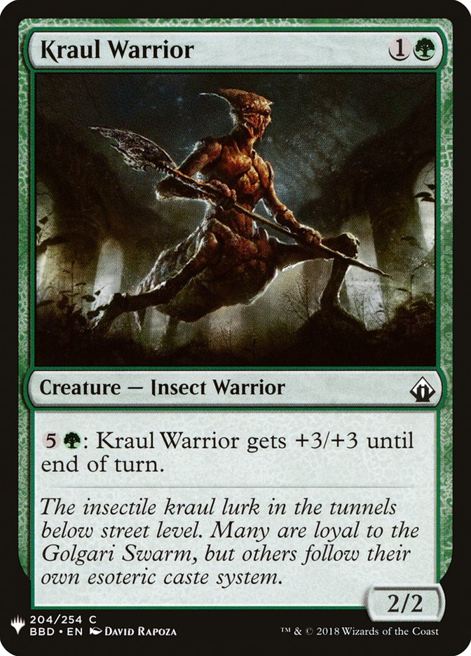 Kraul Warrior [Mystery Booster] | Card Citadel