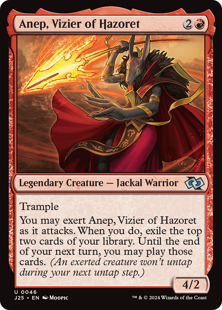 Anep, Vizier of Hazoret (Anime) [Foundations Jumpstart] | Card Citadel