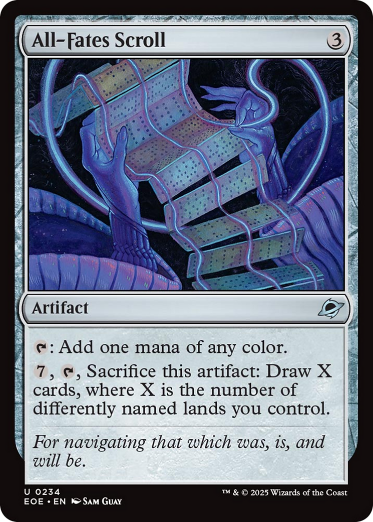 All-Fates Scroll [Edge of Eternities] | Card Citadel