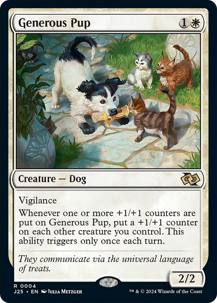 Generous Pup [Foundations Jumpstart] | Card Citadel