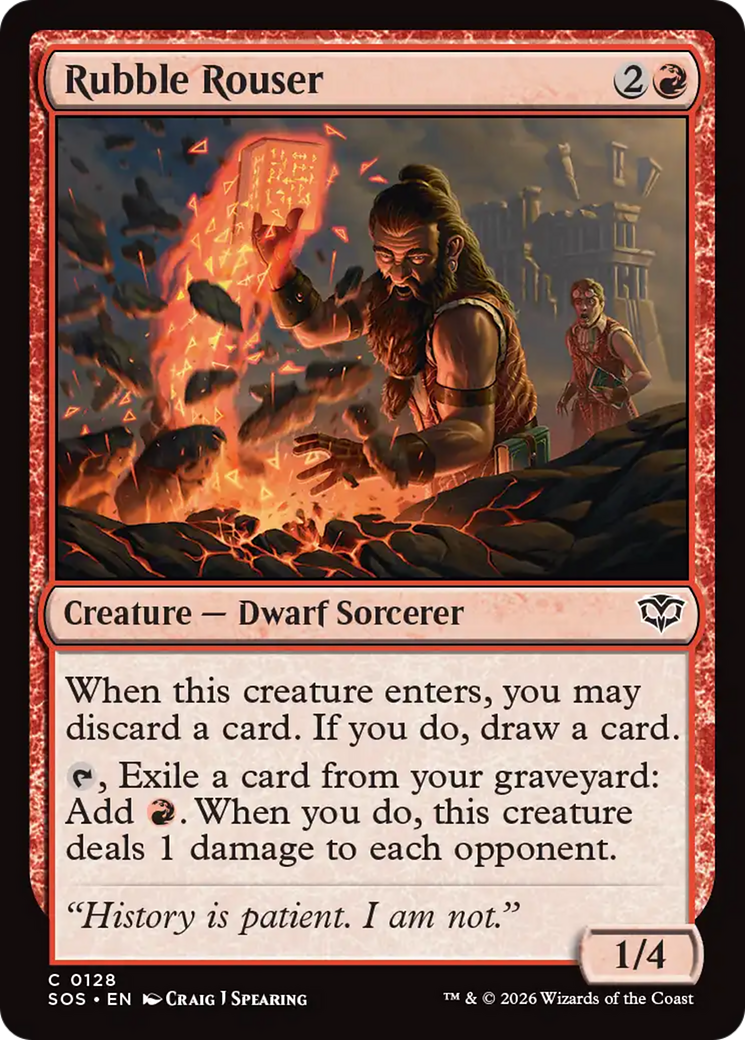 Rubble Rouser [Secrets of Strixhaven] | Card Citadel