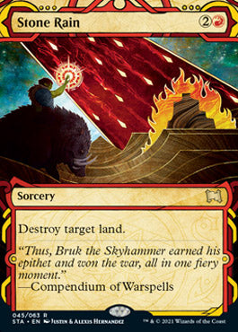 Stone Rain (Foil Etched) [Strixhaven: Mystical Archive] | Card Citadel