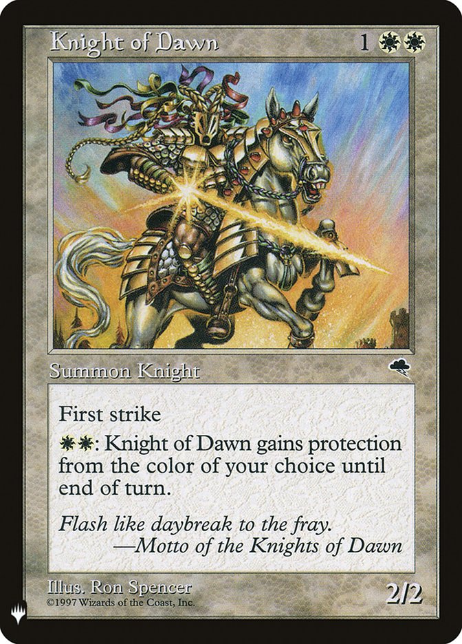 Knight of Dawn [Mystery Booster] | Card Citadel