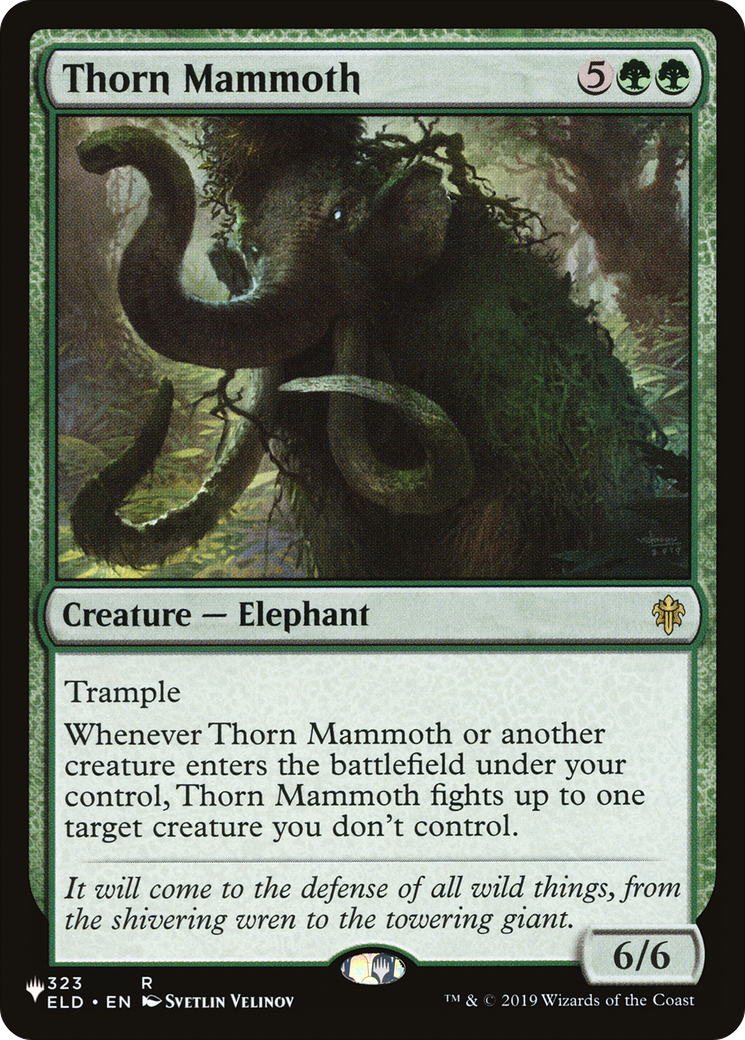 Thorn Mammoth [The List Reprints] | Card Citadel