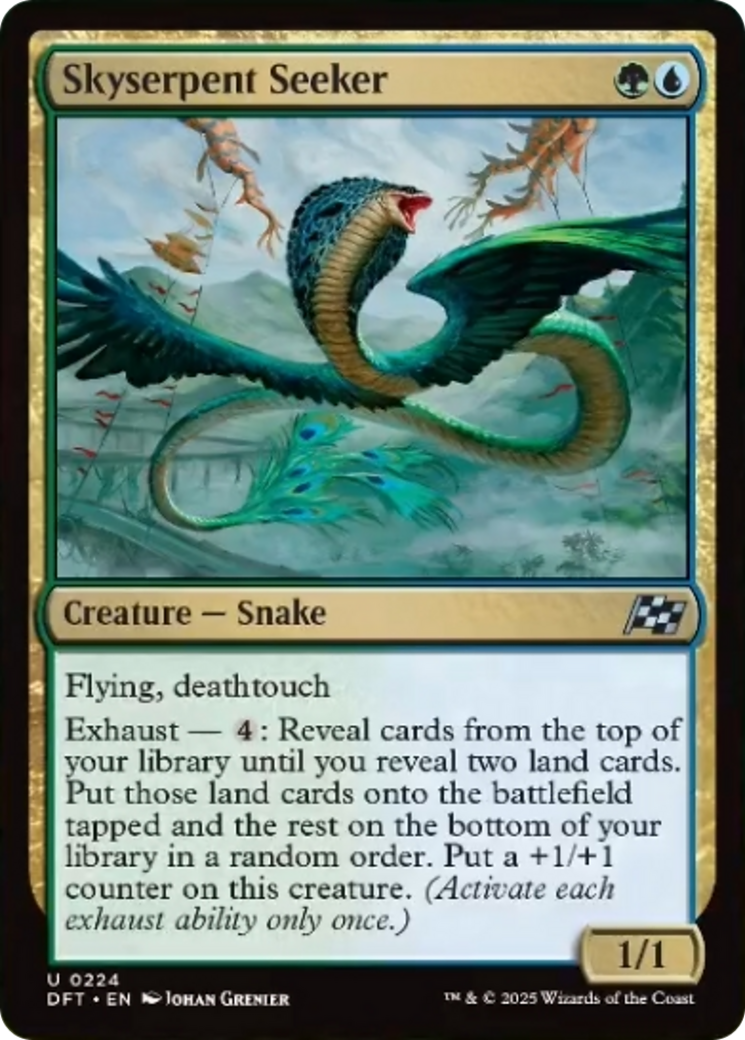 Skyserpent Seeker [Aetherdrift] | Card Citadel