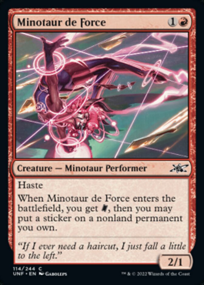 Minotaur de Force [Unfinity] | Card Citadel