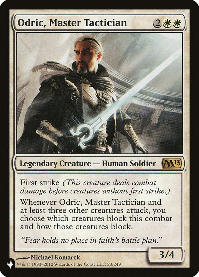 Odric, Master Tactician [The List] | Card Citadel